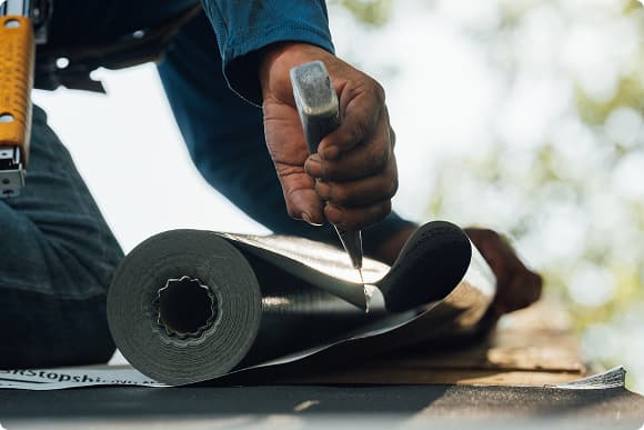 House with quality roof installation