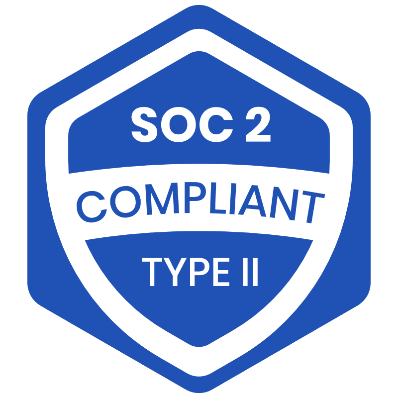 SOC 2 Compliant Type II badge